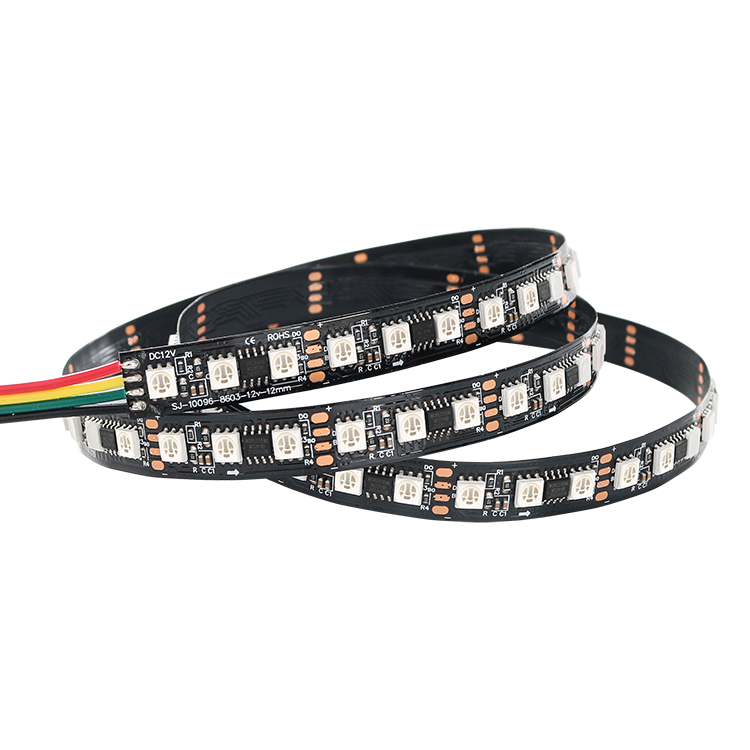 Flexible 12mm UCS8603 Smart Strip Light Outdoor Waterproof SMD5050 Led Strip