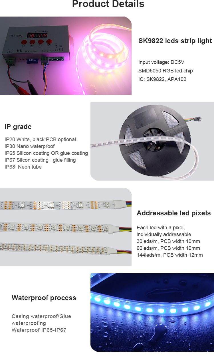 Addressable Smart Strip Lights