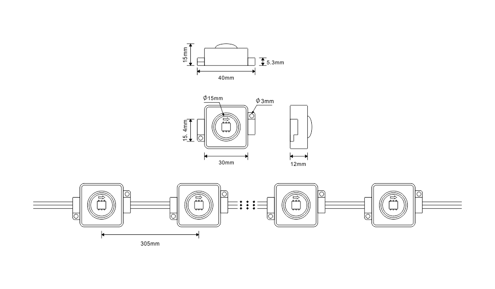 led point light