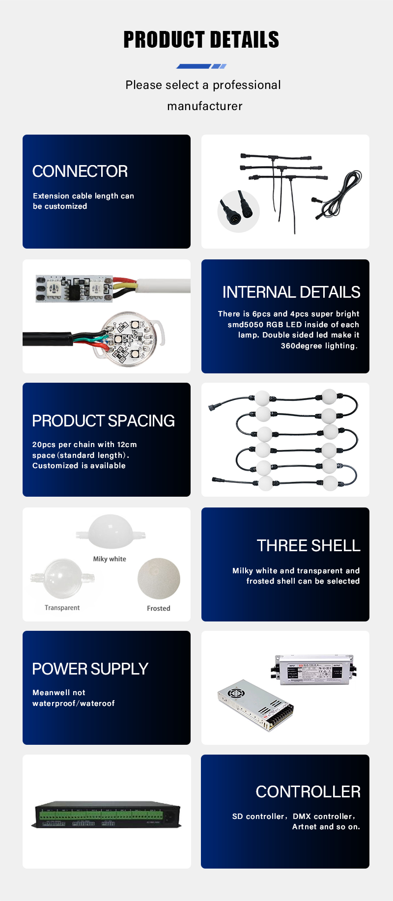 Led Point Pixel Light