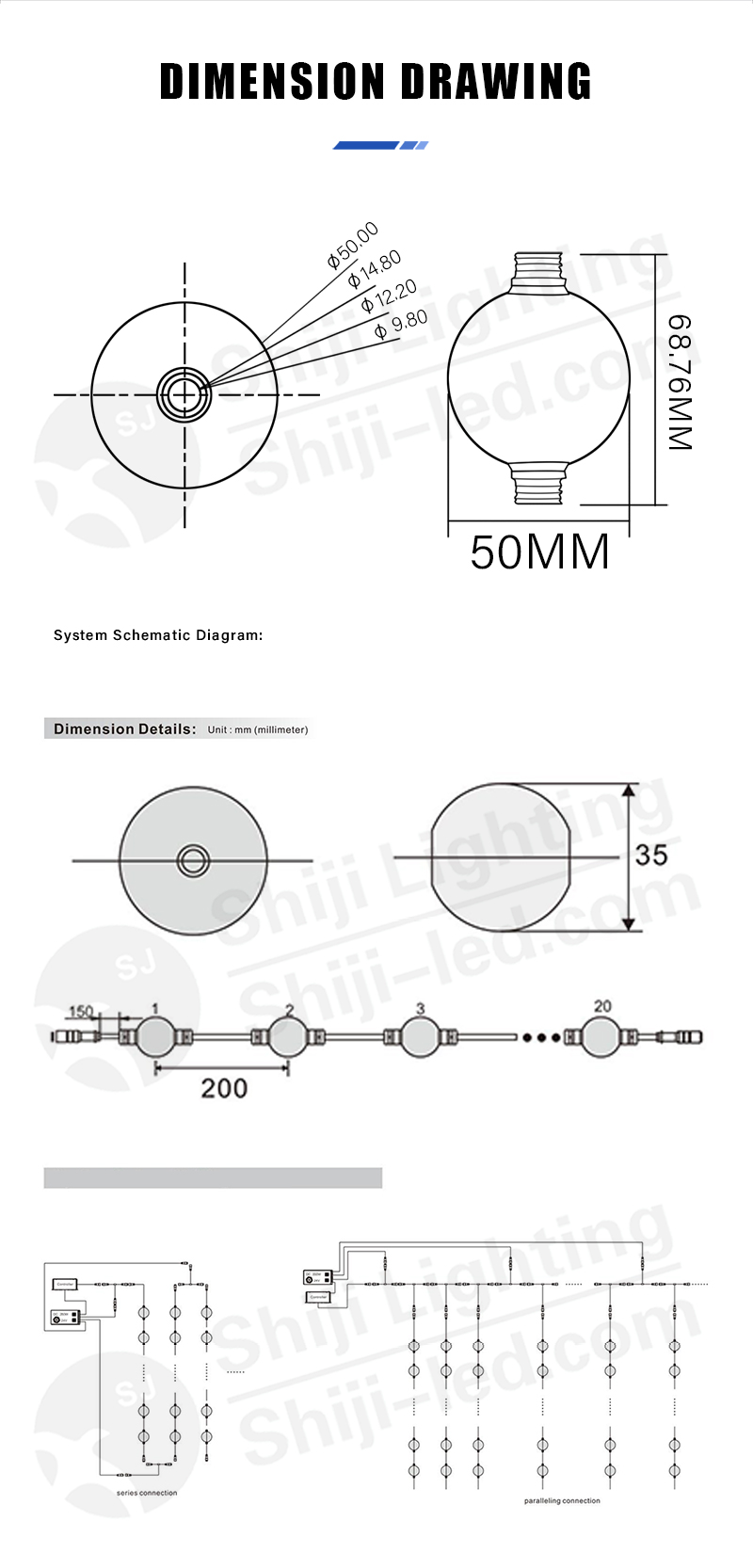 Led Point Pixel Light