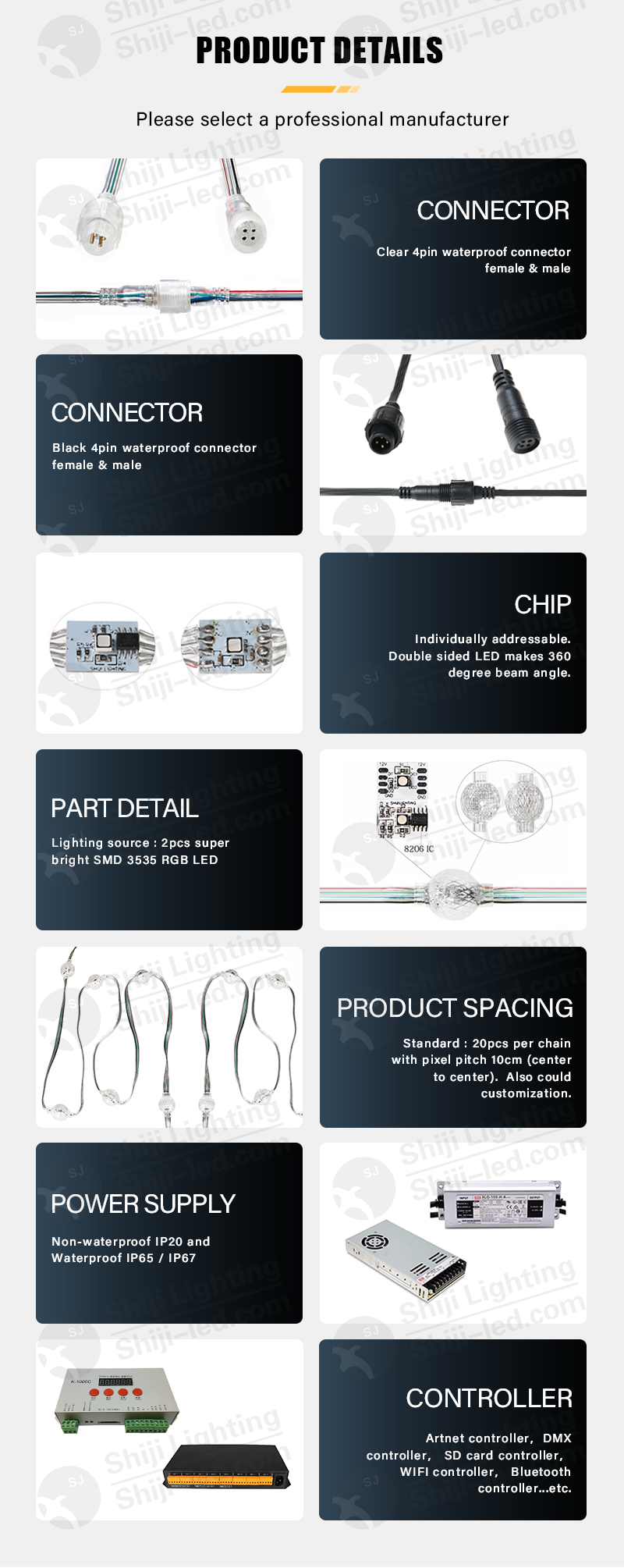 led point light rgb